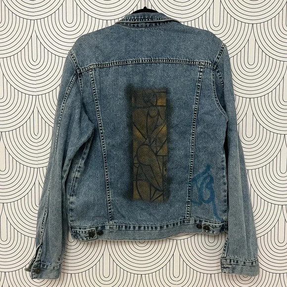 Zara Men’s denim jacket size Large - Picture 2 of 4